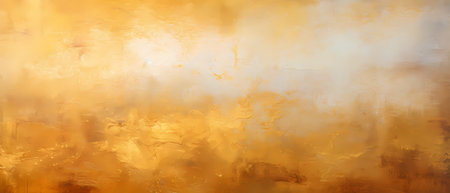 Abstract watercolor background with yellow, orange, brown and white colorsの素材