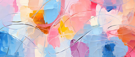 abstract colorful watercolor background, hand painted background, vector illustrationの素材