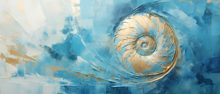 Abstract fractal. Fractal art background for creative design. Decoration for wallpaper, desktop, poster, cover booklet. Print for clothes, t-shirt. Creative illustration for designの素材
