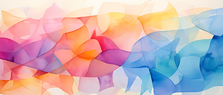 abstract background with multicolored rose petals, vector illustrationの素材