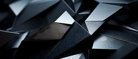 3d rendering of abstract geometric shapes. Futuristic background design.の素材