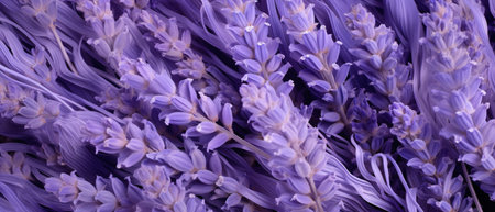 Lavender flowers as a background. Close up image.の素材