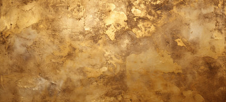 Gold background or texture and gradient shadow. Abstract golden background.の素材
