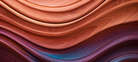 abstract background with smooth lines in red and blue colors, computer generated imagesの素材