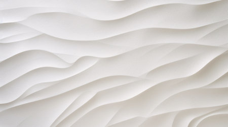 White paper texture background. Abstract white paper background with wave pattern.の素材