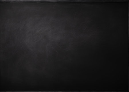 Chalk rubbed out on blackboard background, chalkboard texture.の素材