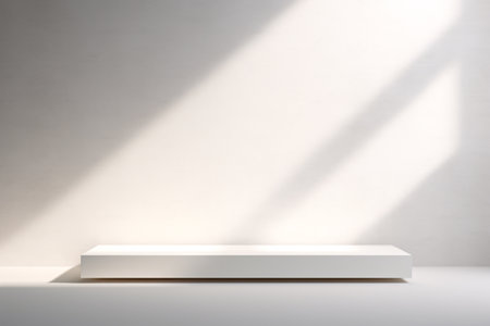 Minimalist abstract background, product display podium, 3D renderingの素材
