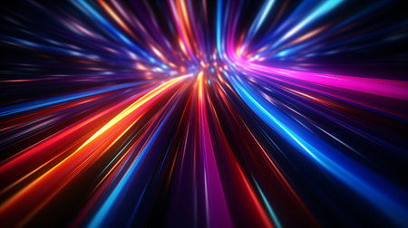 abstract speed motion on dark background. computer generated abstract background, 3D renderingの素材