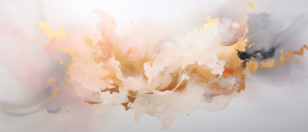 Abstract watercolor background. Hand drawn watercolor texture. Vector illustration.の素材