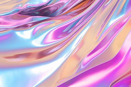 abstract metallic background with some smooth lines. in it (3d render)の素材