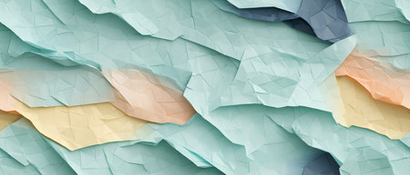 crumpled paper background. 3d rendering, 3d illustration.の素材