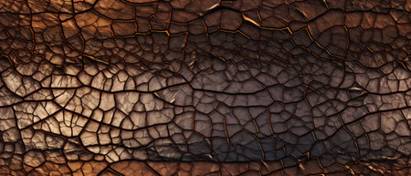 Cracked surface. Abstract background. 3d rendering, 3d illustration.の素材