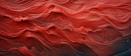 Abstract background of red fabric. 3d rendering, 3d illustration.の素材