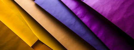 abstract background from colored sheets of paper, closeup of photoの素材