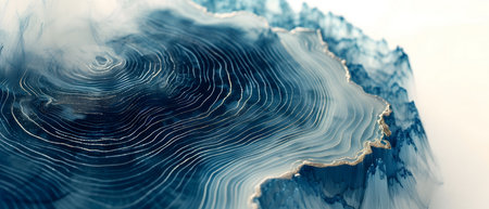 3d illustration of abstract fractal composition, digital art works.の素材