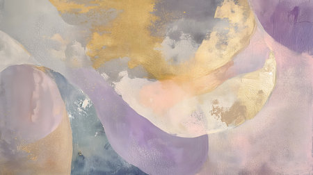 Abstract watercolor background. Oil painting on canvas. Fragment of artwork.の素材