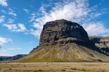 View of the Kirkjufell mountain in Iceland, Europe.の写真素材