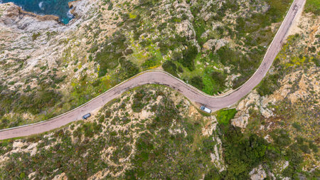 Punta Caprara Bay Corsicaの写真素材