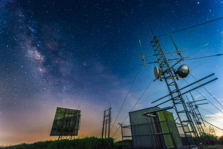 Stunning night time lapse of the Milky Way galaxy over the abandoned Wufenshan Weather Radar Station...