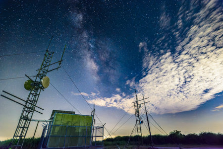 Stunning night time lapse of the Milky Way galaxy over the abandoned Wufenshan Weather Radar Station...