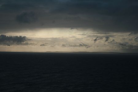 Night Sky from a Cruise Shipの写真素材