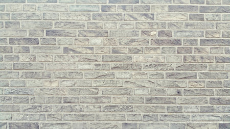 Gray Brick Wall Backgroundの写真素材