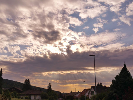 Beautiful Twilight Skyの写真素材