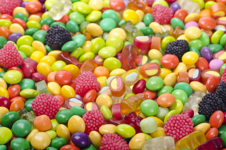Colorful candy background