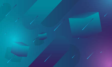 abstract geometric gradient backgroundのイラスト素材