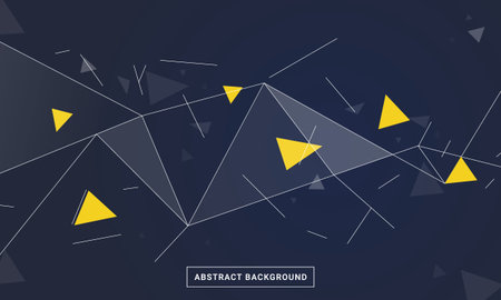 Abstract background with triangles shapes