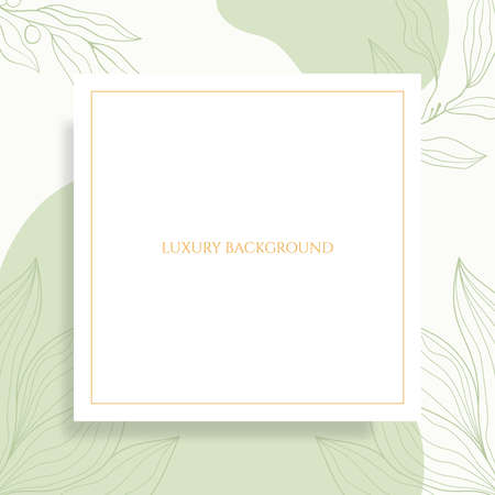 Luxury elegant minimalist Social media post templateのイラスト素材
