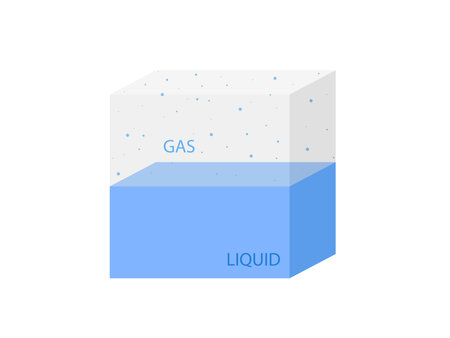 Pascals law, pressure in liquids and gases, Physical experienceのイラスト素材