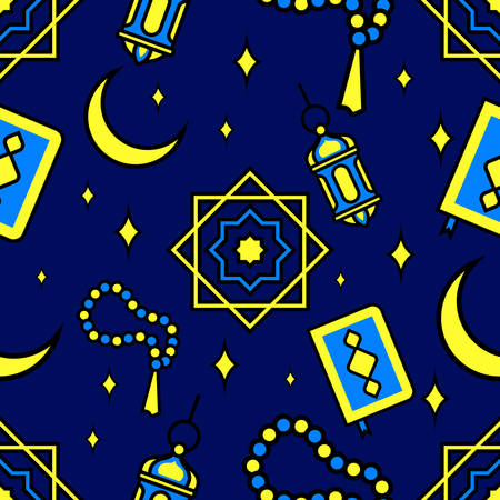 Ramadhan Ornament Seamless Patternのイラスト素材