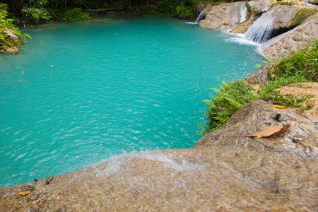 blue hole jamaicaの写真素材