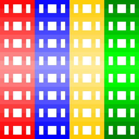 Colorful illustration squares and rectangles pattern vector backgroundのイラスト素材