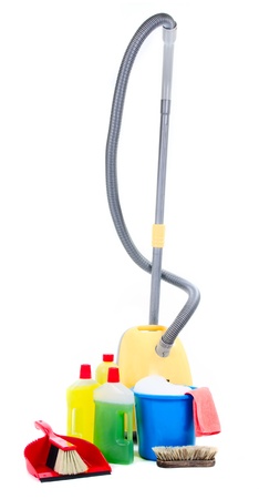 House cleaning equipmentの写真素材