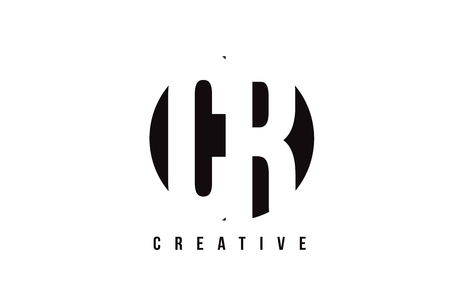 CR C R White Letter Logo Design with Circle Background Vector Illustration Template. CR C R White Letter Logo Design with Circle Background Vector Illustration Template.
