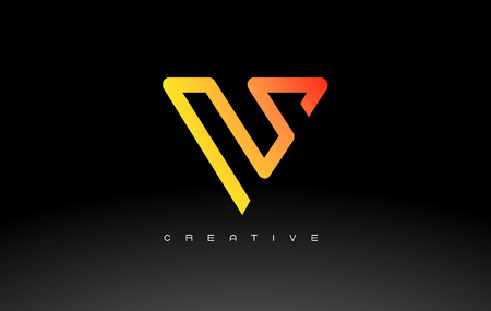 A Logo Monogram. Letter A Simple Clean Line Monogram Design.のイラスト素材