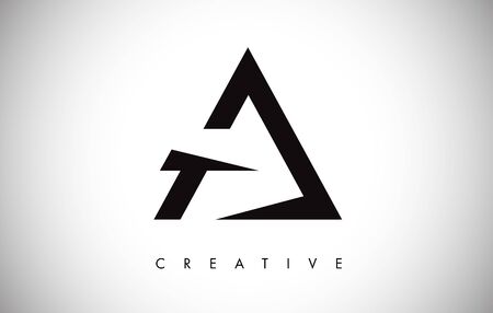 A Letter Monogram Design Logo. Letter A Icon Logo with Modern Monogram Vector Illustration.のイラスト素材