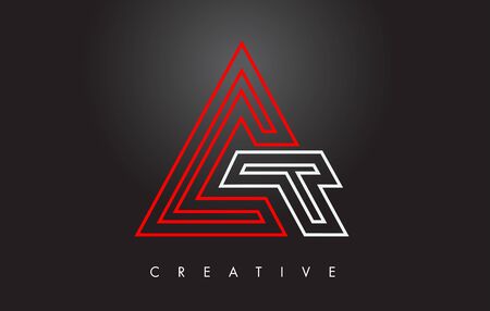 A Letter Monogram Design Logo. Letter A Icon Logo with Modern Monogram Vector Illustration.のイラスト素材