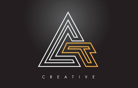 A Letter Monogram Design Logo. Letter A Icon Logo with Modern Monogram Vector Illustration.のイラスト素材