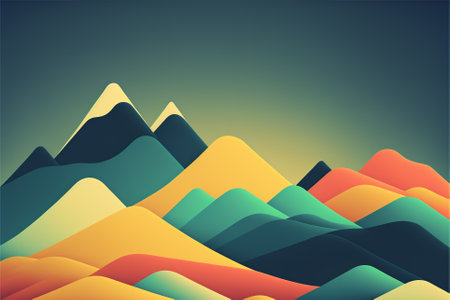 sleek Minimalist Background. Creative Illustration Elements for wall art, wallpapers or print. Beautiful Composition with minimalist elements. Ai generatedの素材