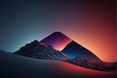 sleek Minimalist Background. Creative Illustration Elements for wall art, wallpapers or print. Beautiful Composition with minimalist elements. Ai generatedの素材