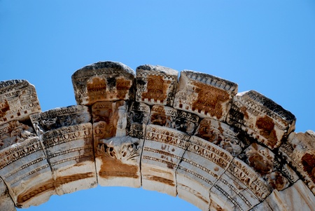 Temple of Hadrian, Ephesus, Turkeyの写真素材