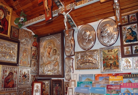 Religious souvenir shopのeditorial素材