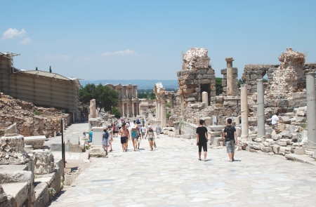 Ephesus, Izmir, Turkey, Middle Eastのeditorial素材