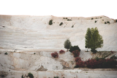 Landscape of Pamukkale, Turkey, の写真素材