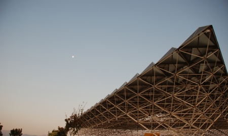 Early morning over Hieropolis, near Pamuk Kale, Turkeyのeditorial素材
