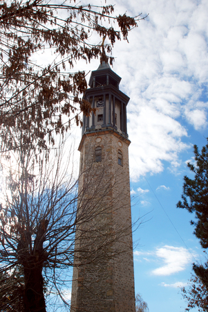 The town clock in Prilep, Macedoniaの写真素材