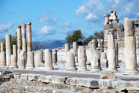 Ephesus, Izmir, Turkey, Middle Eastの写真素材
